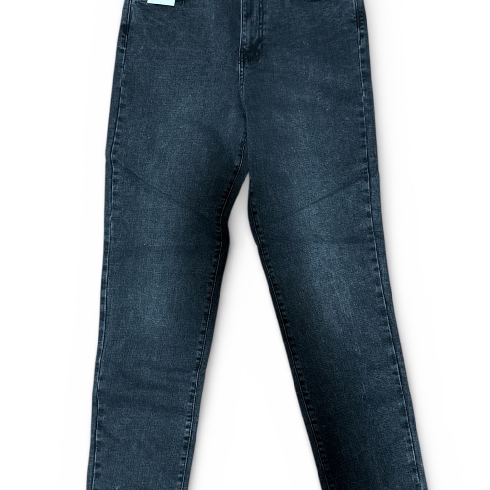 American Tall Lola Ultra High Rise Slim Jeans ash black sz30 inseam 35” - Picture 5 of 6